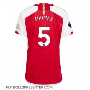 Arsenal Thomas Partey #5 Hemma Matchtröja Dam 2023-24 Kortärmad